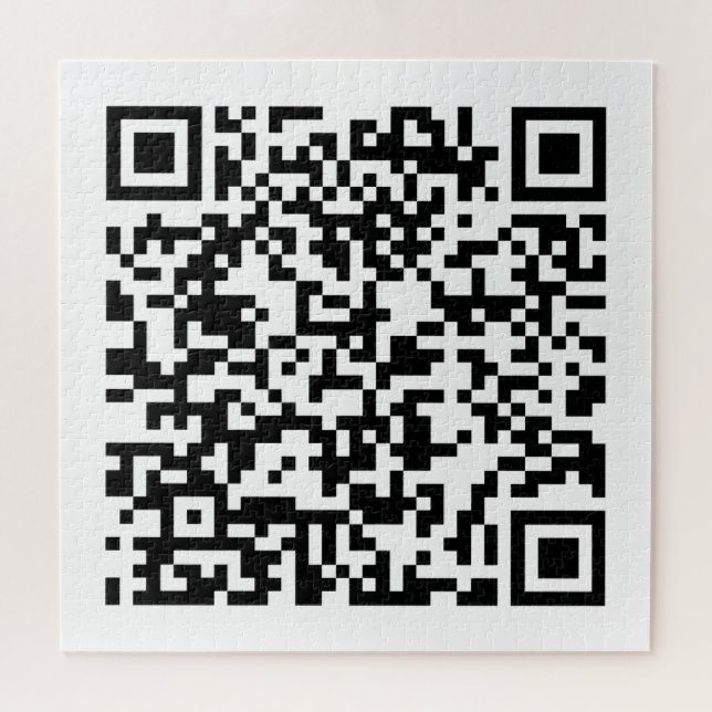 QR Code Jigsaw Puzzle - Fügen Sie nur Ihre Webadre (Horizontal)