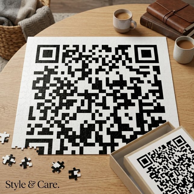 QR Code Jigsaw Puzzle - Fügen Sie nur Ihre Webadre (QR Code Jigsaw Puzzle – Add Your Web Address Only)