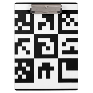 qr Code Klemmbrett