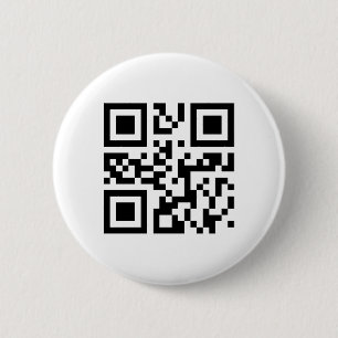 QR Code-Knopf-Schablone Button