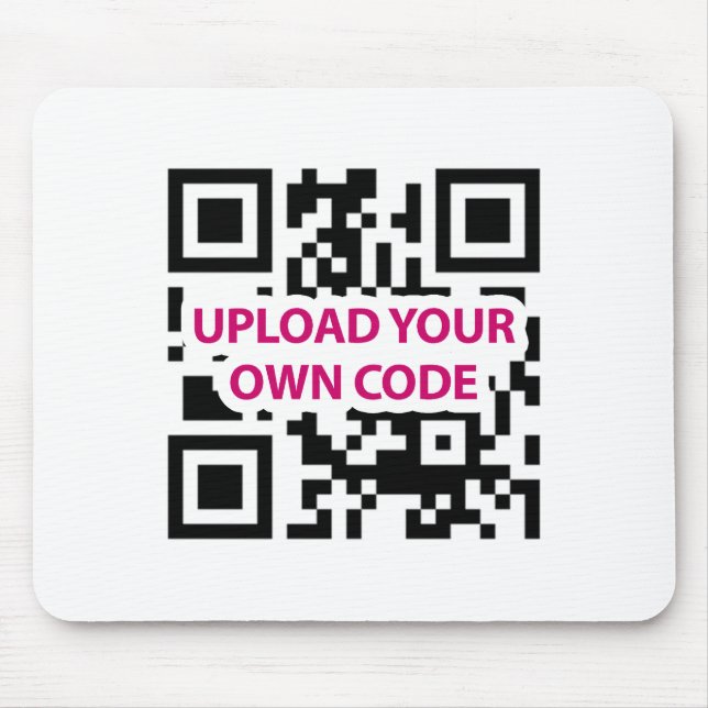 QR Code kundengerecht Mousepad (Vorne)