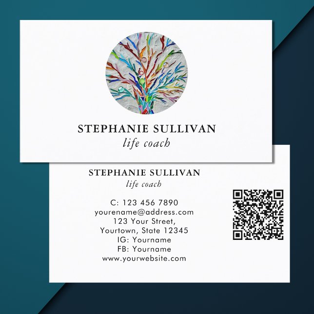 QR Code Life Coach Visitenkarte (Von Creator hochgeladen)