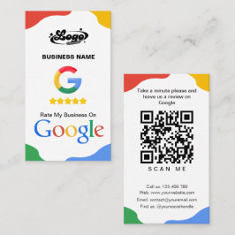 QR-Code Link Google Review Business Card Visitenkarte