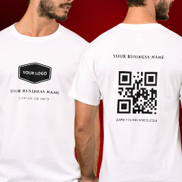 QR-Code-Logo für benutzerdefinierte Werbefirmen T-Shirt