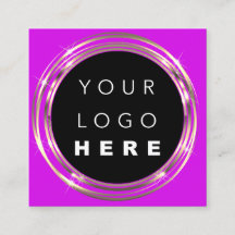 QR-Code-Logo Online-Shop Frame Gold Vivd Lila