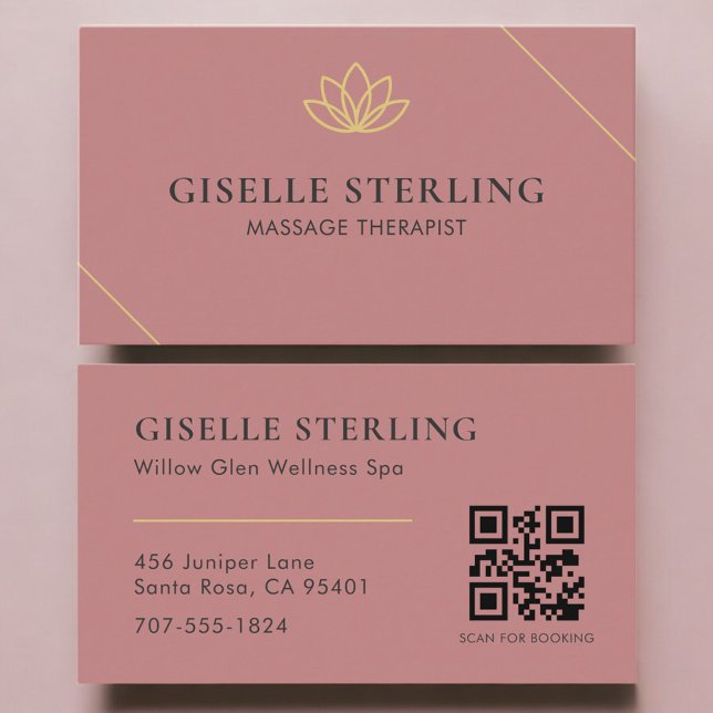 QR-Code-Massagetherapeut Visitenkarte (Von Creator hochgeladen)