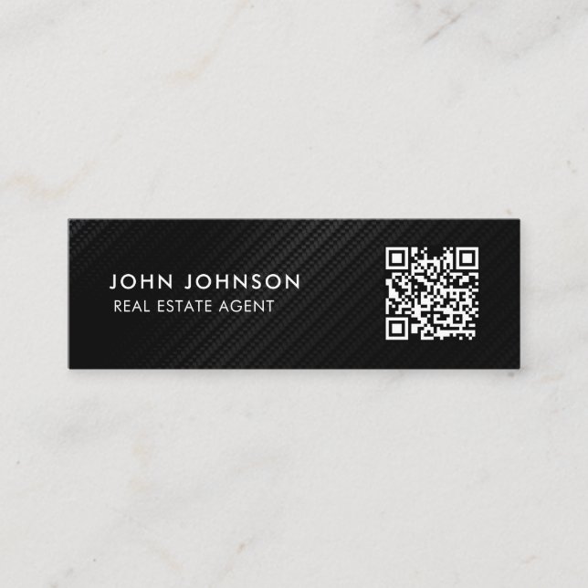 QR-Code-Mini-Geschäftskarte Mini Visitenkarte (Vorderseite)