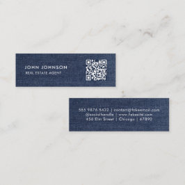 QR Code Mini-Visitenkarte Mini Visitenkarte