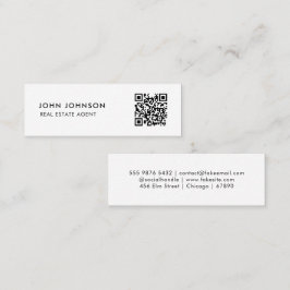 QR Code Mini-Visitenkarte Mini Visitenkarte