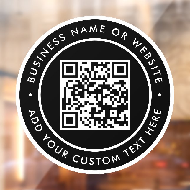 QR-Code | Minimale Scannierbarkeit Fensteraufkleber (Blatt 2)