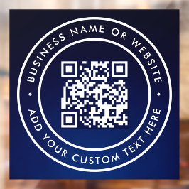 QR-Code | Minimale Scannierbarkeit Fensteraufkleber