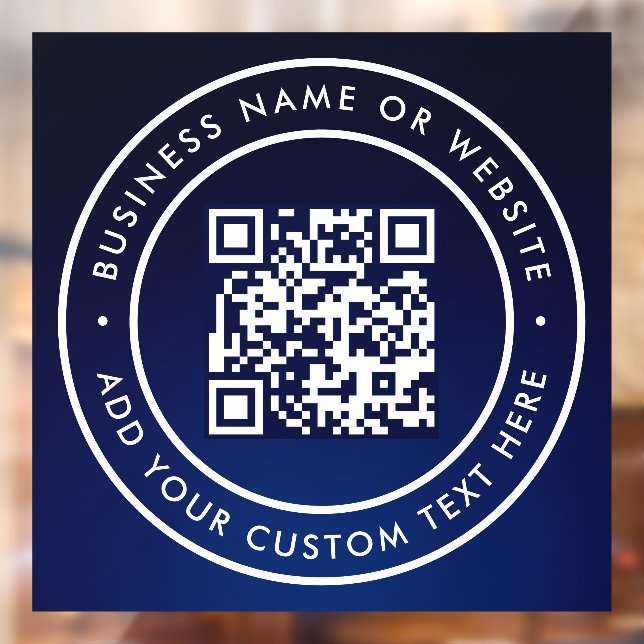 QR-Code | Minimale Scannierbarkeit Fensteraufkleber (Blatt 2)