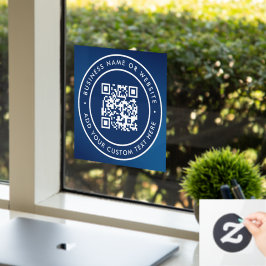 QR-Code | Minimale Scannierbarkeit Fensteraufkleber