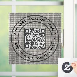 QR-Code | Minimale Scannierbarkeit Fensteraufkleber