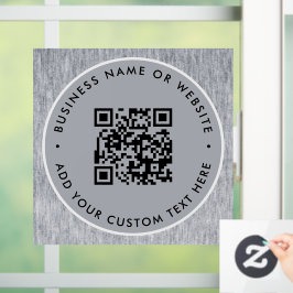 QR-Code | Minimale Scannierbarkeit Fensteraufkleber