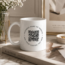 QR-Code | Minimalistisches sauberes, einfaches Wei