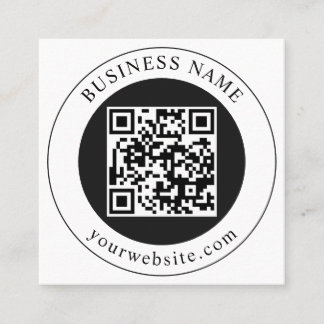 QR-Code mit editierbarem Firmennamen Treuekarte