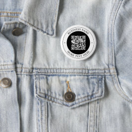 QR-Code mit editierbarem Firmennamen und kreisförm Button