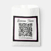 QR-Code mit kursorischer Handschrift