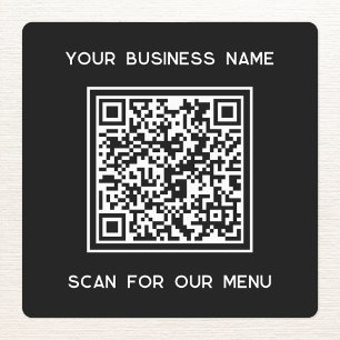 QR-Code mit "Text Business Scan" für Menü Etiketten