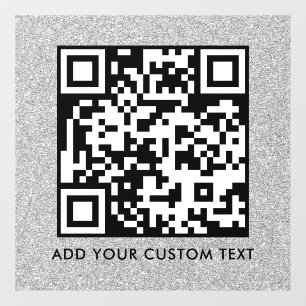 QR-Code   Modern Einfach Stylisch Scannbar  Fensteraufkleber