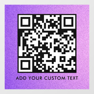QR-Code   Modern Einfach Stylisch Scannbar  Fensteraufkleber