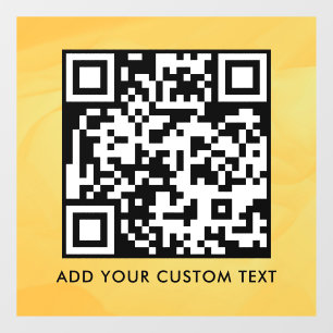 QR-Code   Modern Einfach Stylisch Scannbar  Fensteraufkleber