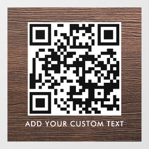 QR-Code   Modern Einfach Stylisch Scannbar  Fensteraufkleber