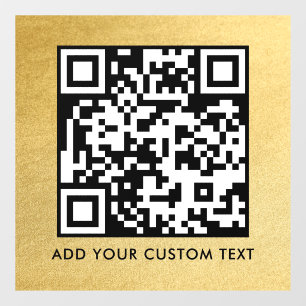 QR-Code   Modern Einfach Stylisch Scannbar  Fensteraufkleber