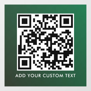 QR-Code   Modern Einfach Stylisch Scannbar  Fensteraufkleber