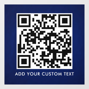 QR-Code   Modern Einfach Stylisch Scannbar  Fensteraufkleber