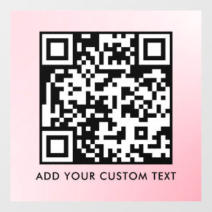 QR-Code   Modern Einfach Stylisch Scannbar  Fensteraufkleber