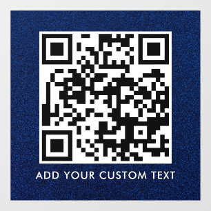 QR-Code   Modern Einfach Stylisch Scannbar  Fensteraufkleber