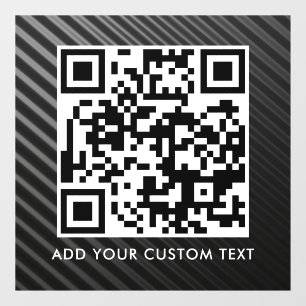 QR-Code   Modern Einfach Stylisch Scannbar  Fensteraufkleber