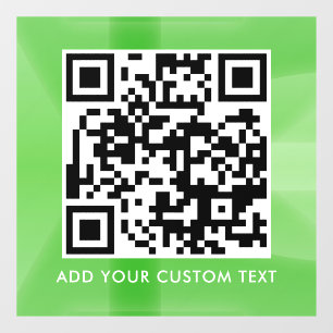 QR-Code   Modern Einfach Stylisch Scannbar  Fensteraufkleber