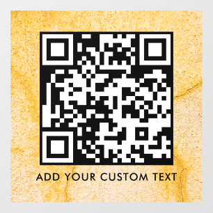QR-Code   Modern Einfach Stylisch Scannbar  Fensteraufkleber