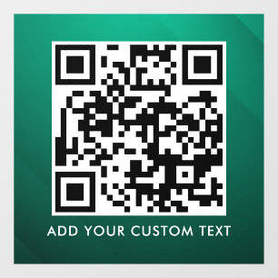 QR-Code   Modern Einfach Stylisch Scannbar  Fensteraufkleber
