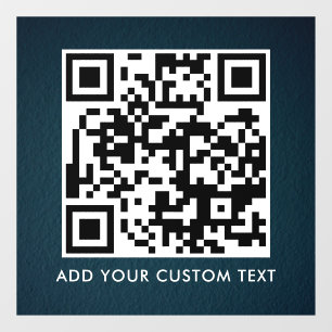 QR-Code   Modern Einfach Stylisch Scannbar  Fensteraufkleber