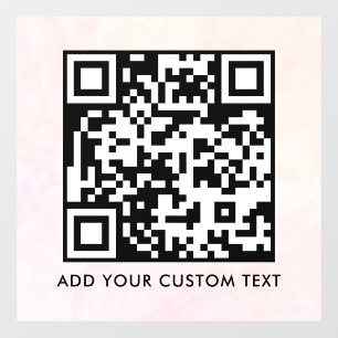 QR-Code   Modern Einfach Stylisch Scannbar  Fensteraufkleber
