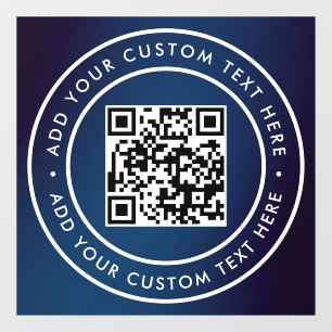 QR-Code Modern Einfacher Stylischer Scannbar Fensteraufkleber