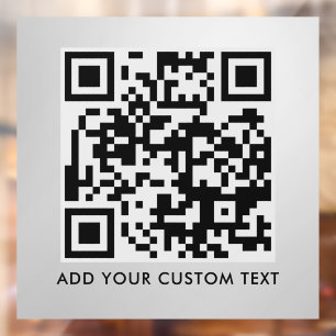 QR-Code   Modern stilvoll scannbar Fensteraufkleber