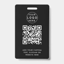 QR-Code | Modernes Black Business-Logo