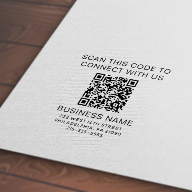 QR-Code Modernes Geschäft Permastempel (Von Creator hochgeladen)
