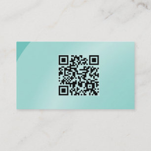 Qr Code Modernes Wasserfarben Moderne Neat Shaded Visitenkarte