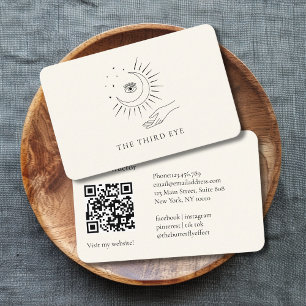QR-Code - Moon Eye Yoga Reiki Wellness Visitenkarte
