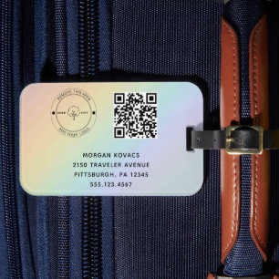 QR-Code Name & Logo & Gepäckanhänger