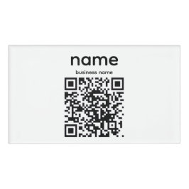 QR-Code-Name-Tag Namenschild