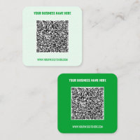 QR Code Name Website Visitenkarte - Farben auswähl