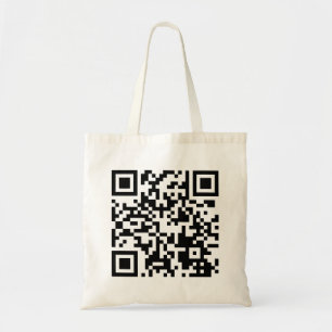 Qr-Code nett lustiges niedliches Shirt mit qr-Code Tragetasche