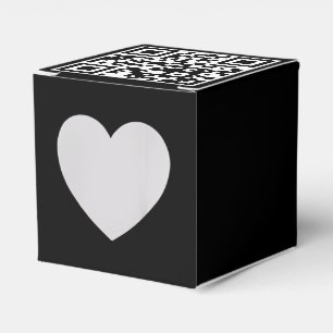 QR Code Nur Herz-Bevorzugung Box Geschenkschachtel